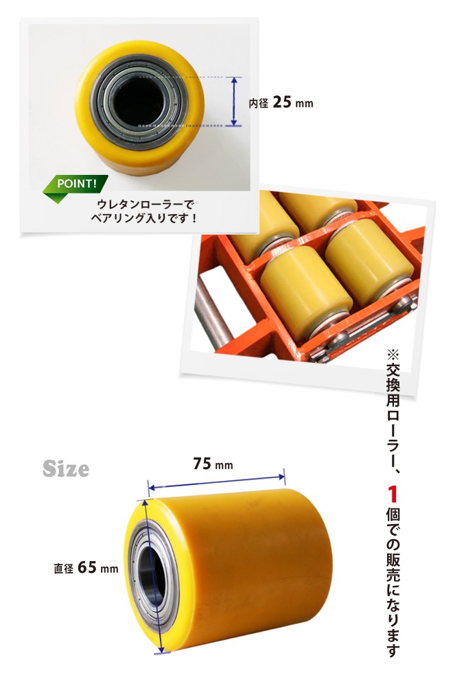 マシンローラー2トン 2台セット KIKAIYA マシンローラー 重量物移動ローラー 2トン 重量物運搬