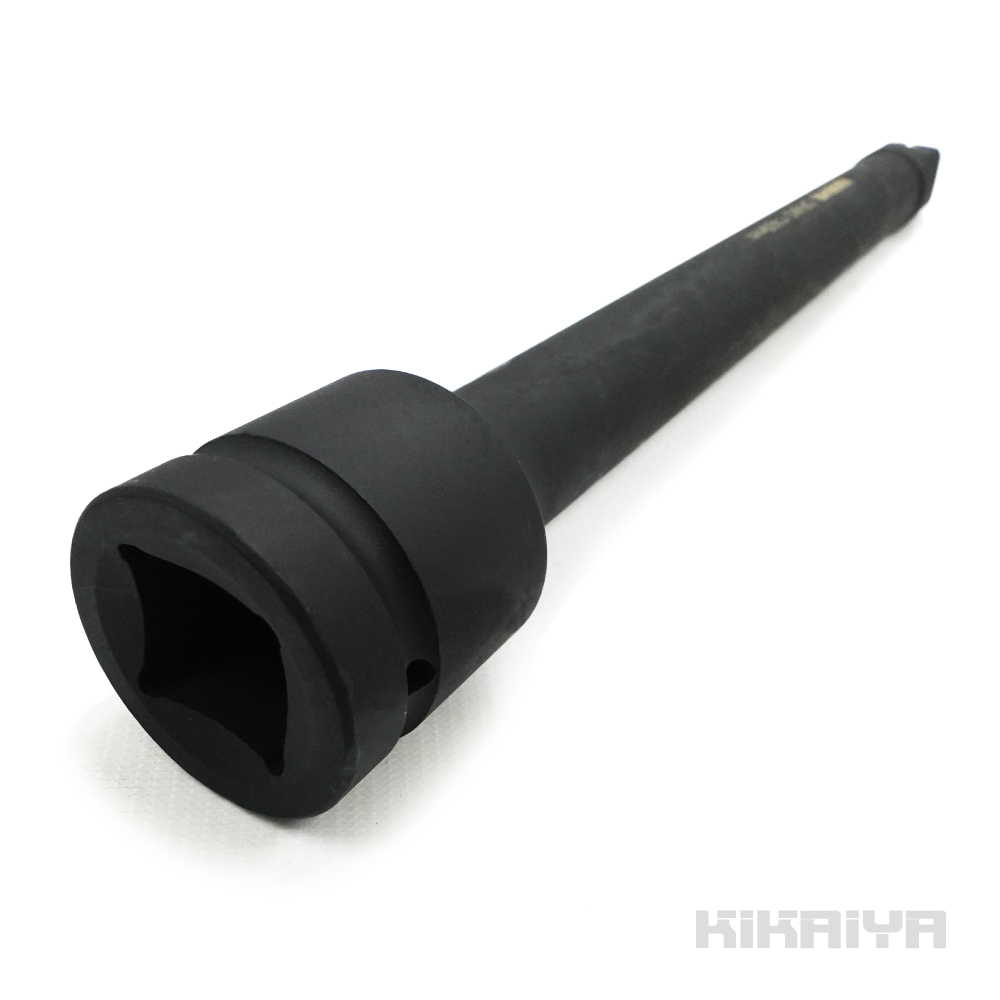 1インチエクステンション　(ブラック) KIKAIYA エクステンションバー 25.4角 1インチ 400mm 延長