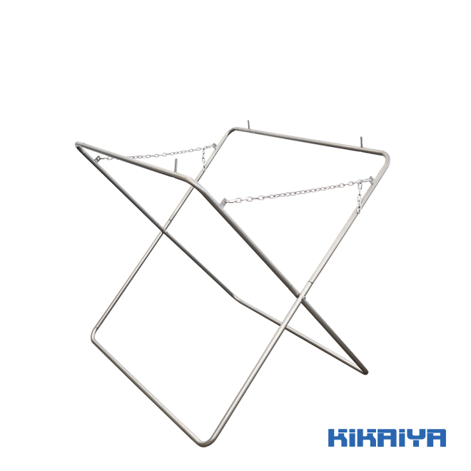 KIKAIYA フレコンスタンド 折りたたみ式 折り畳み スチール フレコン 1100×1100規格 （個人様は営業所止め）｜kikaiya