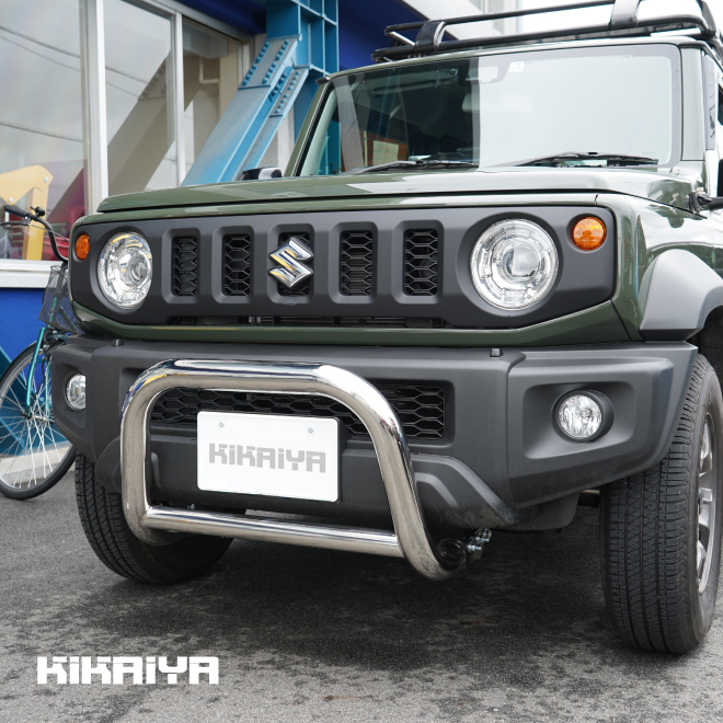 KIKAIYA（キカイヤ） ジムニー フロントブルバー ステンレス JB64 JB74