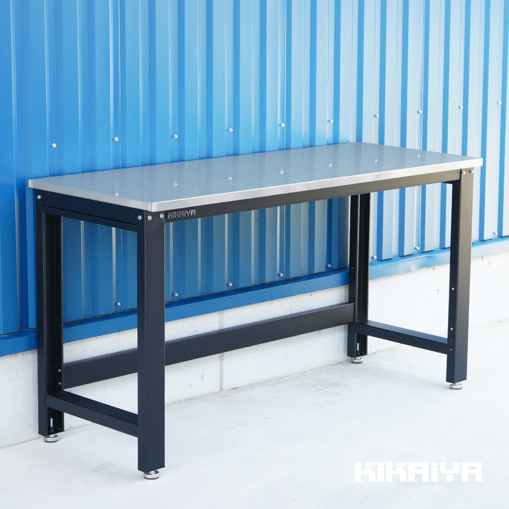 KIKAIYA 作業台 ステンレス天板 300kg W1600×D600×H870mm 業務用
