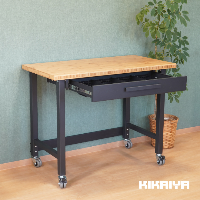 KIKAIYA 作業台 200kg 業務用 W1220×D610×H945mm ワークベンチ