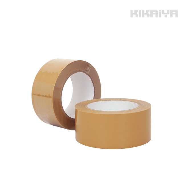 OPPテープ 粘着テープ 茶色 クラフト色 段ボール 梱包 包装 テープ 50mm×100M 36巻セット KIKAIYA｜kikaiya