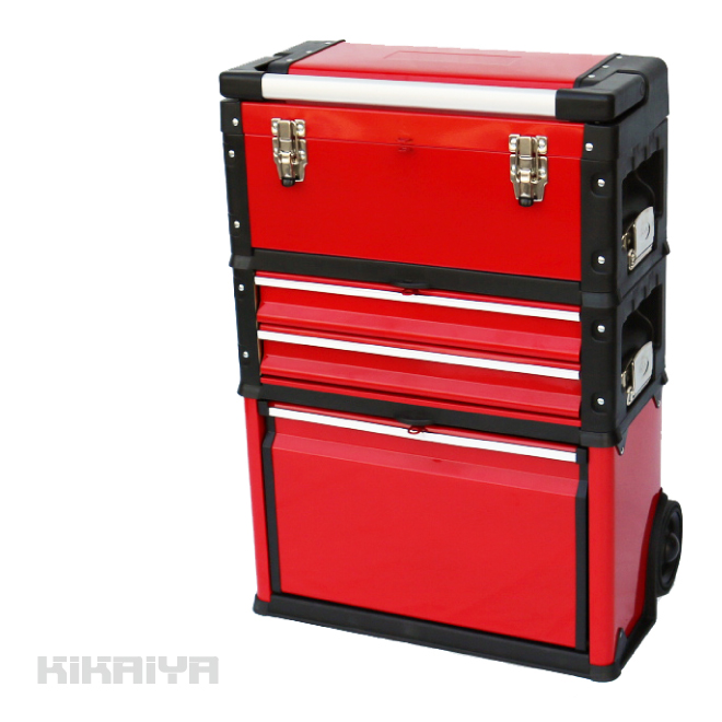 KIKAIYA（キカイヤ） ツールボックスキャリー 3段 ツールチェスト