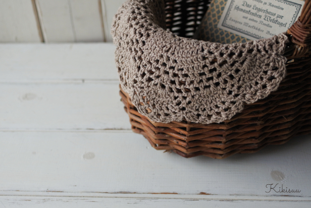 ショコラ色のナチュラルドイリー