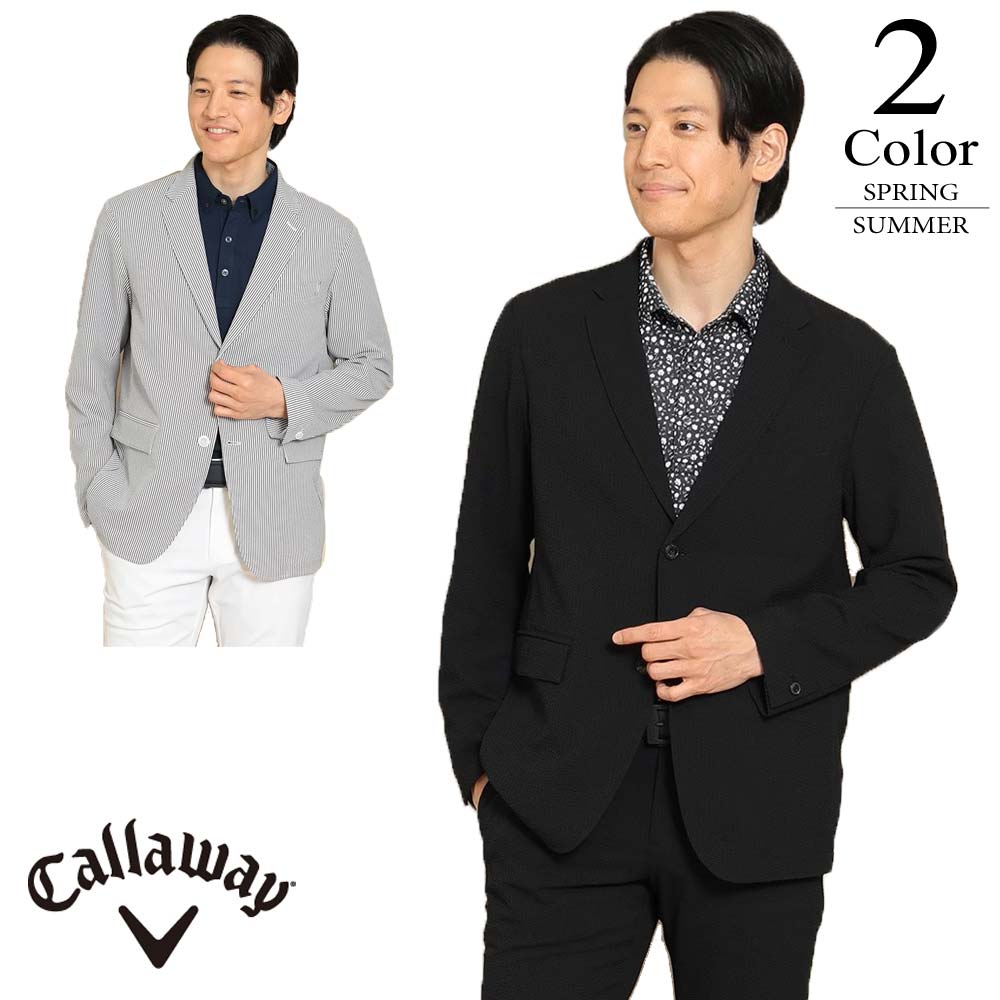 【誠実】 キャロウェイ Callaway ジャケット 2024春 （M/L/LL寸：メンズ） キャロウェイ