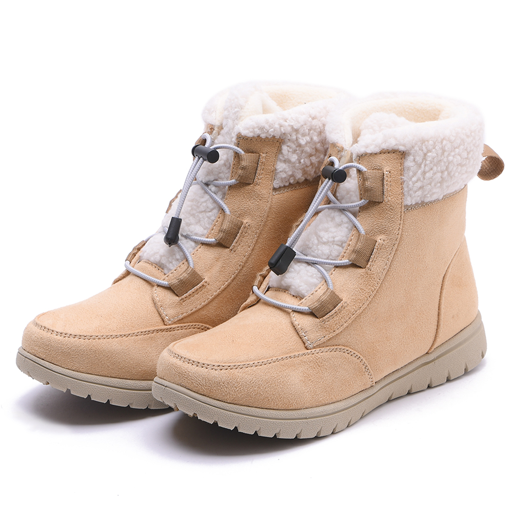 ショートブーツ レディース ムートンブーツ ぺたんこ ローヒール