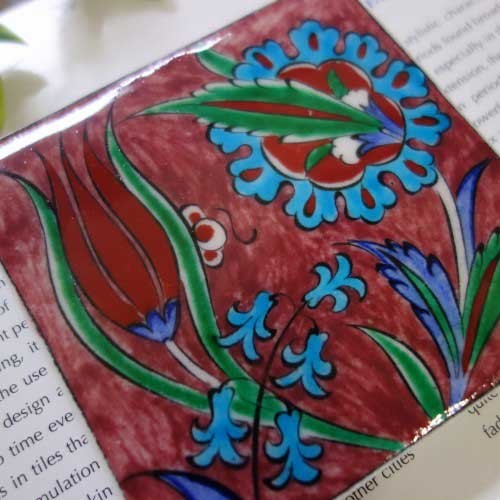 手描きのトルコタイル インテリア 伝統工芸品 ハンドペイント トルコ
