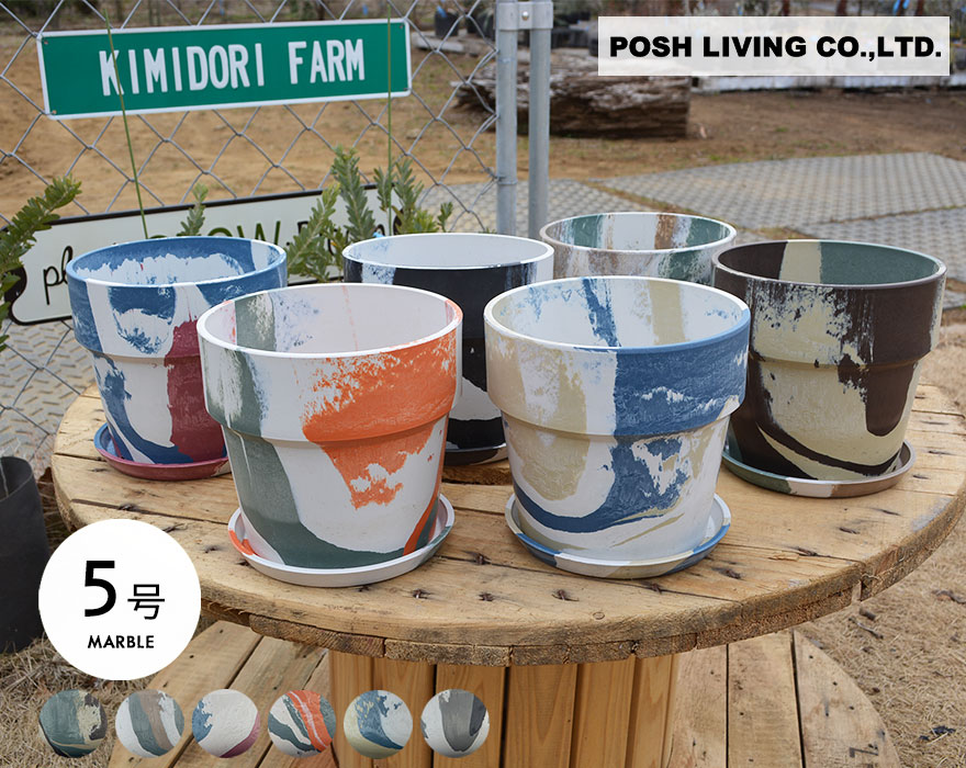 鉢 直径16.5cm 5号鉢 アーバンプランツポット POSH LIVING 植木鉢 観葉