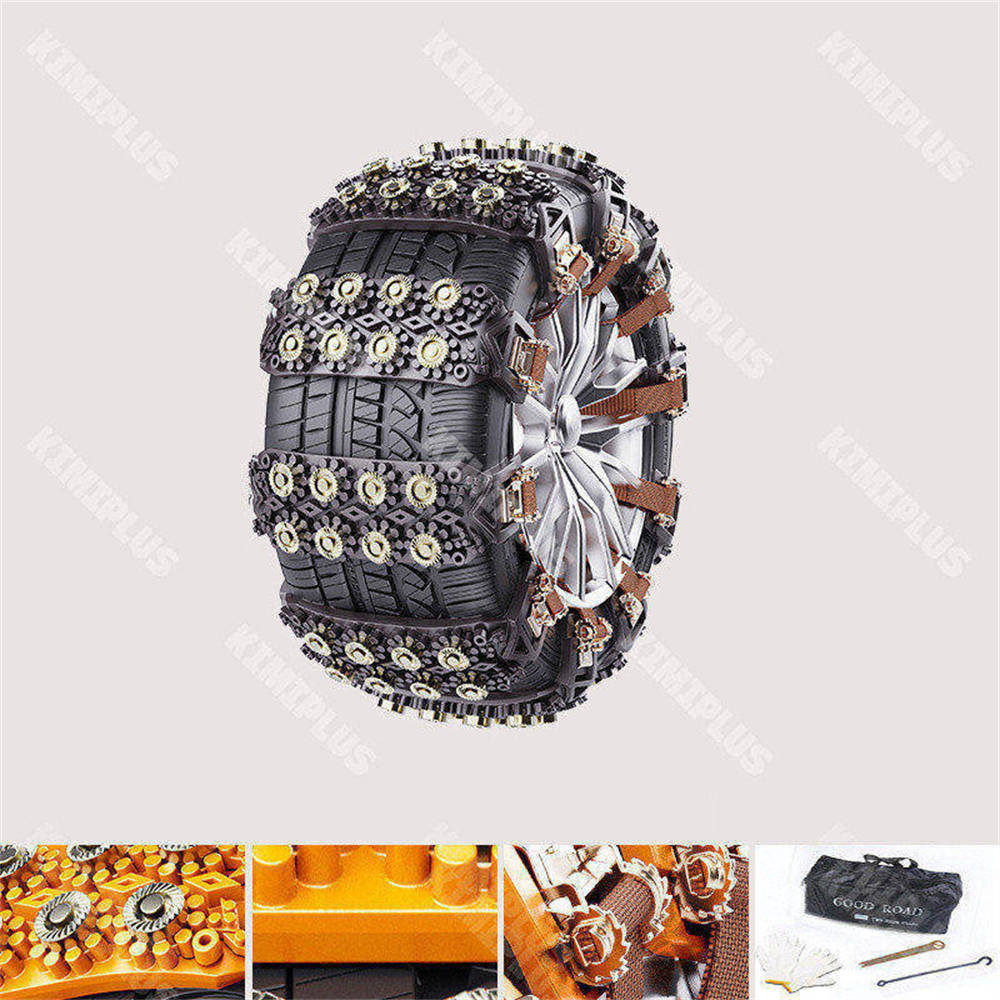 タイヤチェーン 非金属 ジャッキアップ不要 スノーチェーン 取付簡単