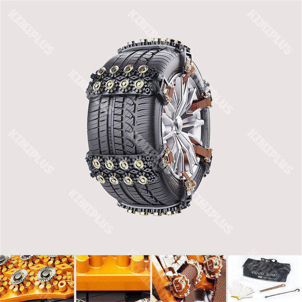 タイヤチェーン 非金属 ジャッキアップ不要 スノーチェーン 取付簡単