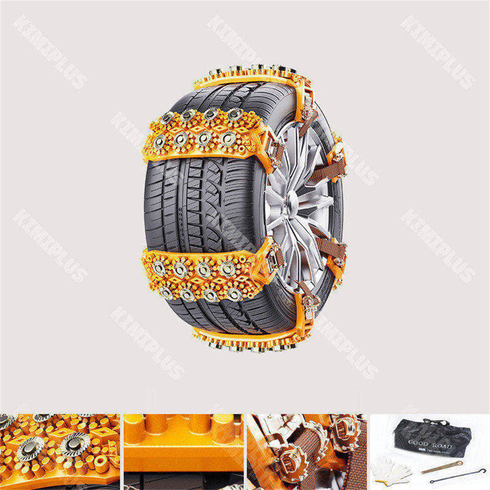 タイヤチェーン 非金属 ジャッキアップ不要 スノーチェーン 取付簡単