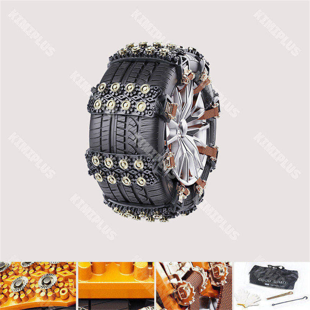 タイヤチェーン 非金属 ジャッキアップ不要 スノーチェーン 取付簡単