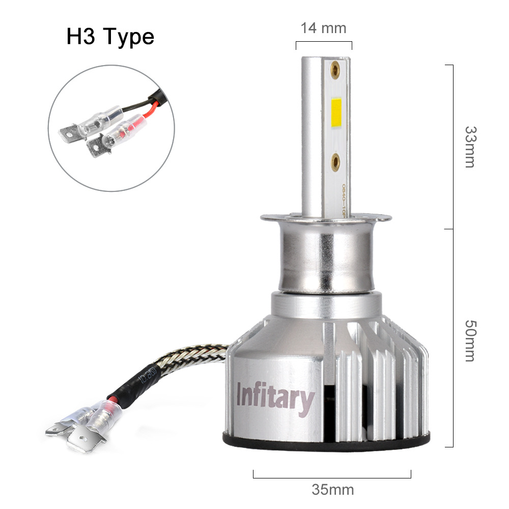 LED ヘッドライト フォグランプ 2個セット H1 H3 H7 H11 HB3 HB4 より