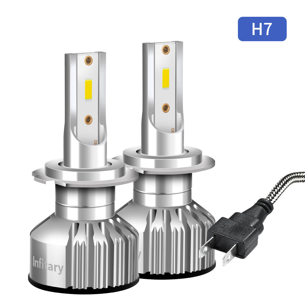 LED ヘッドライト フォグランプ 2個セット H1 H3 H7 H11 HB3 HB4 よりも明るい フォグランプ 車検対応 ポンつけ コンパクト 70W 12000LM ホワイト/イエロー｜kimiplus｜04