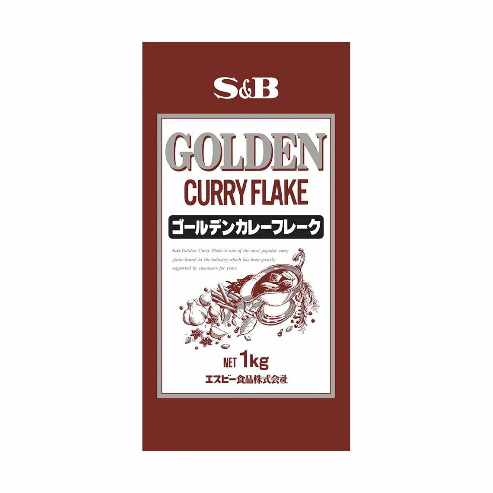 Yahoo! Yahoo!ショッピング(ヤフー ショッピング)SB エスビー ゴールデンカレーフレーク 1kg カレー 業務用 食品 調味料 送料無料