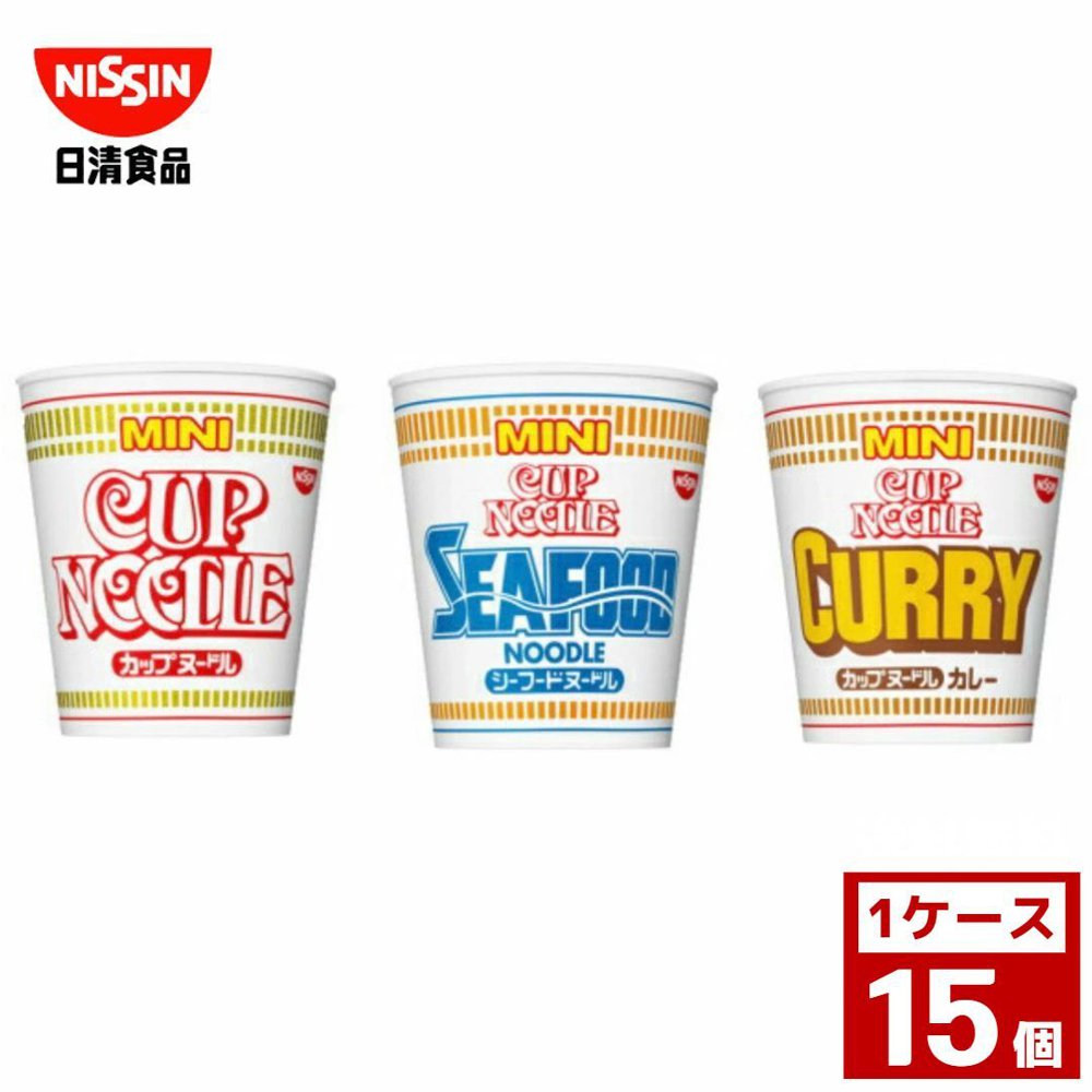 Yahoo! Yahoo!ショッピング(ヤフー ショッピング)日清 カップヌードル ミニラーメン 各種 1ケース15個入り 日清食品 詰め合わせ まとめ買い 箱買い カップヌードル カップ麺 即席麺 詰め合せ まとめ買い
