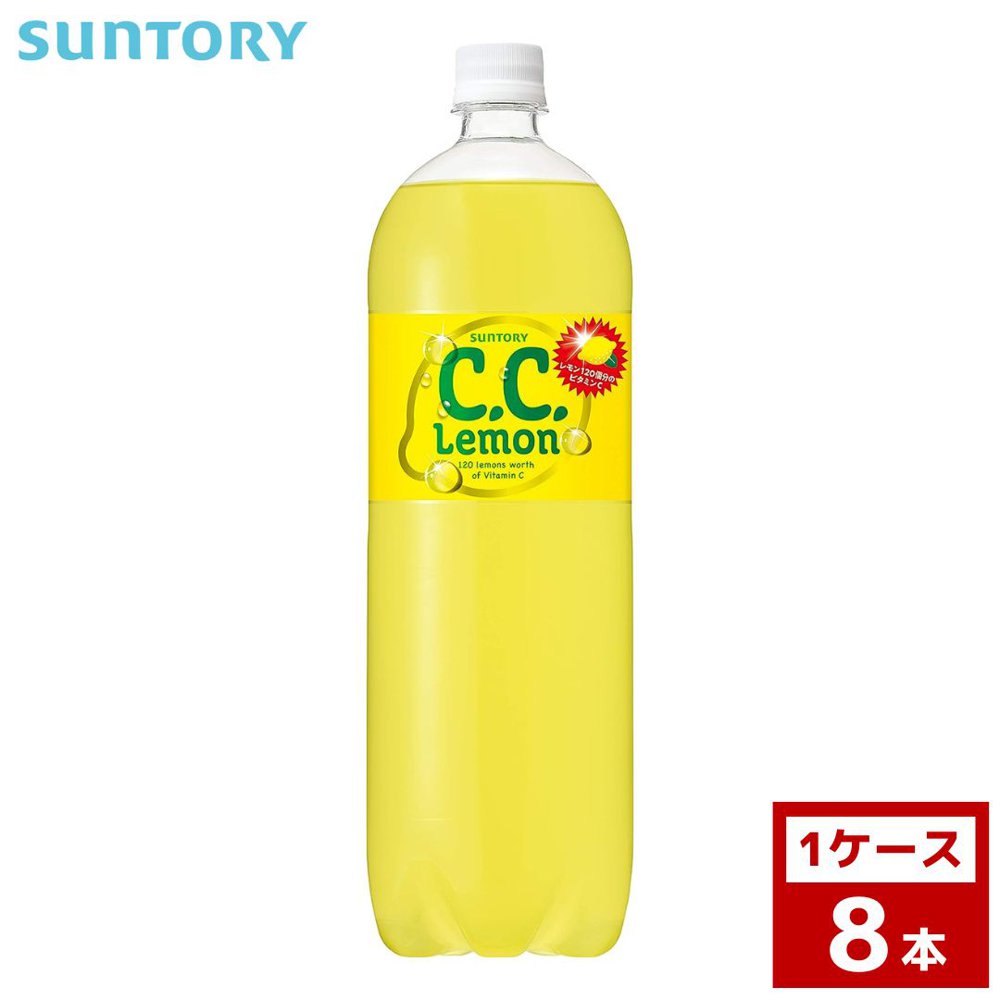 Yahoo! Yahoo!ショッピング(ヤフー ショッピング)サントリー CCレモン 1.5L 1ケース8本入り 炭酸 ペットボトル 詰め合わせ まとめ買い 箱買い 詰め合せ 送料無料 防災 非常食 箱 ケース