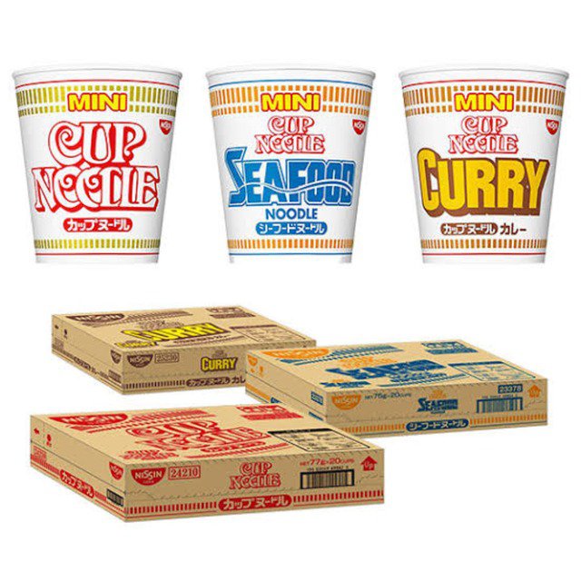 日清 カップヌードル ミニラーメン 各種 1ケース15個入り 日清食品