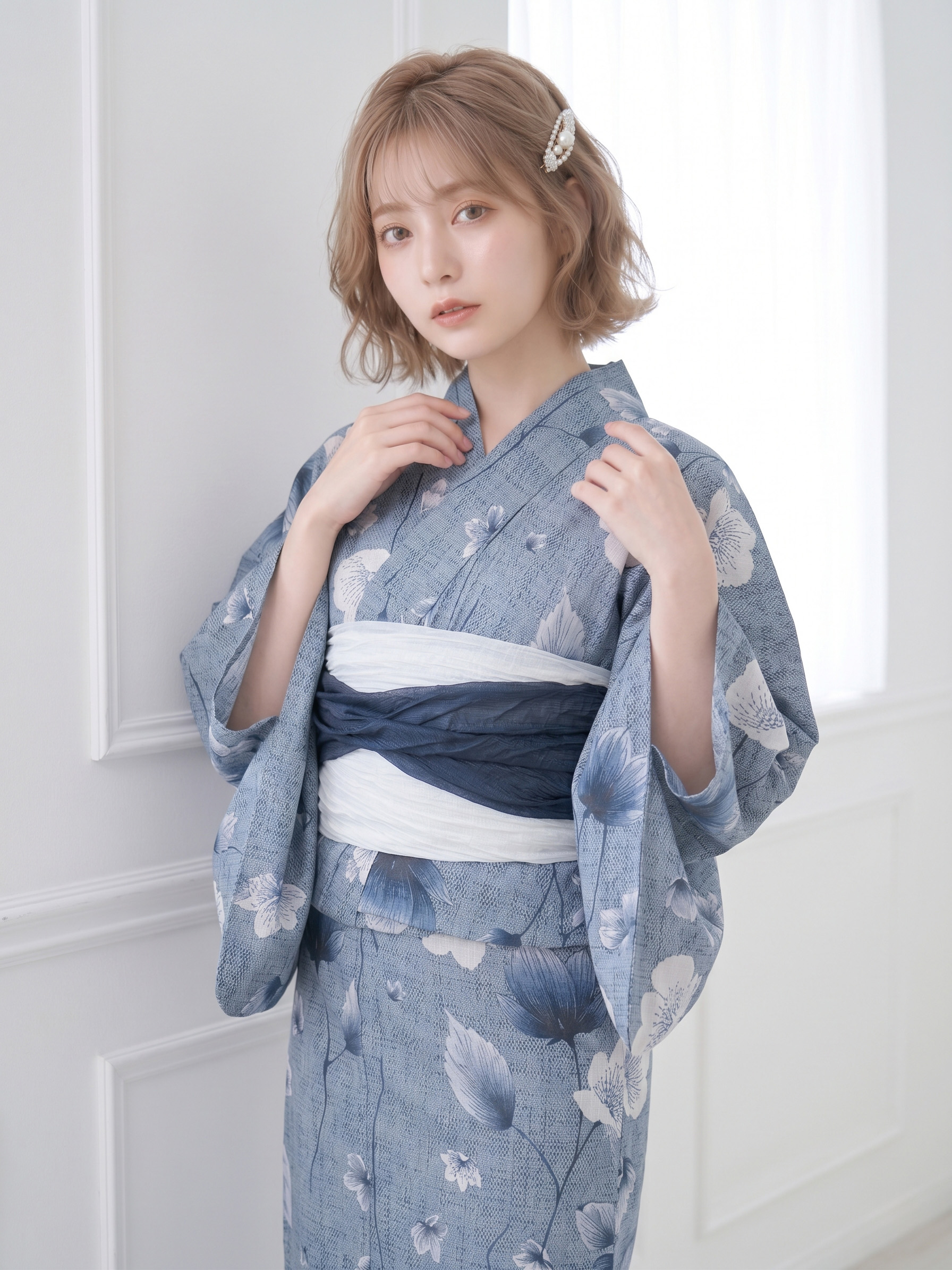 NISHIORI 浴衣 セット レディース 2点セット 2026年新作 兵児帯付き