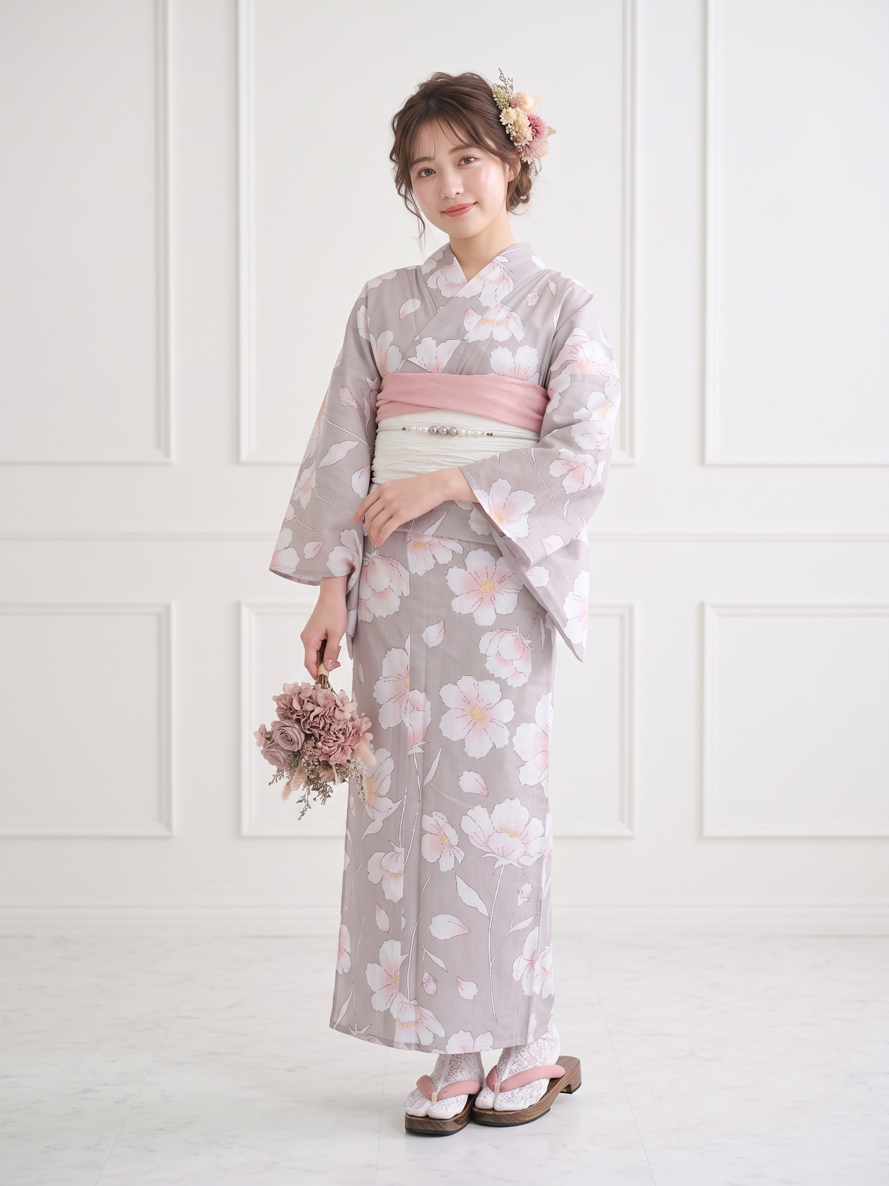 NISHIORI 浴衣 セット レディース 2点セット 2026年新作 兵児帯付き