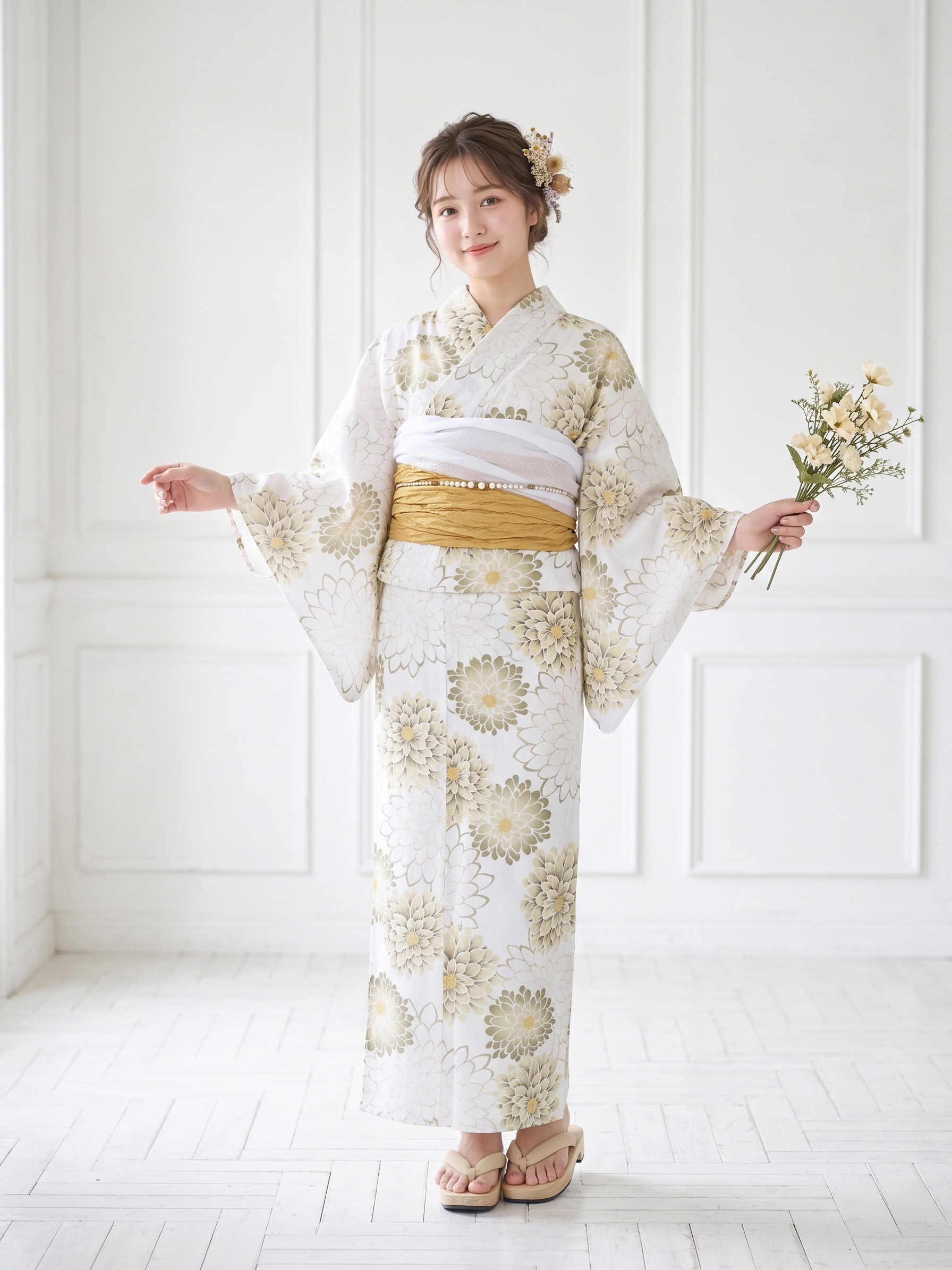 NISHIORI 浴衣 セット レディース 2点セット 2026年新作 兵児帯付き
