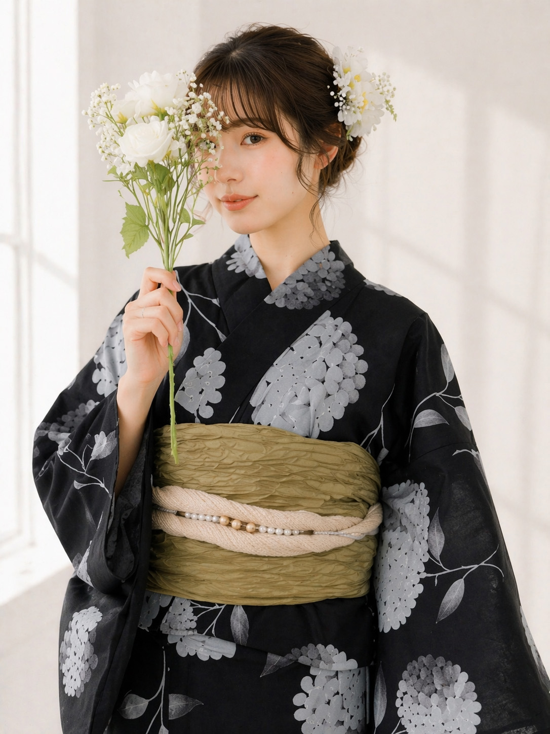 NISHIORI 浴衣 セット レディース 2点セット 2026年新作 兵児帯付き
