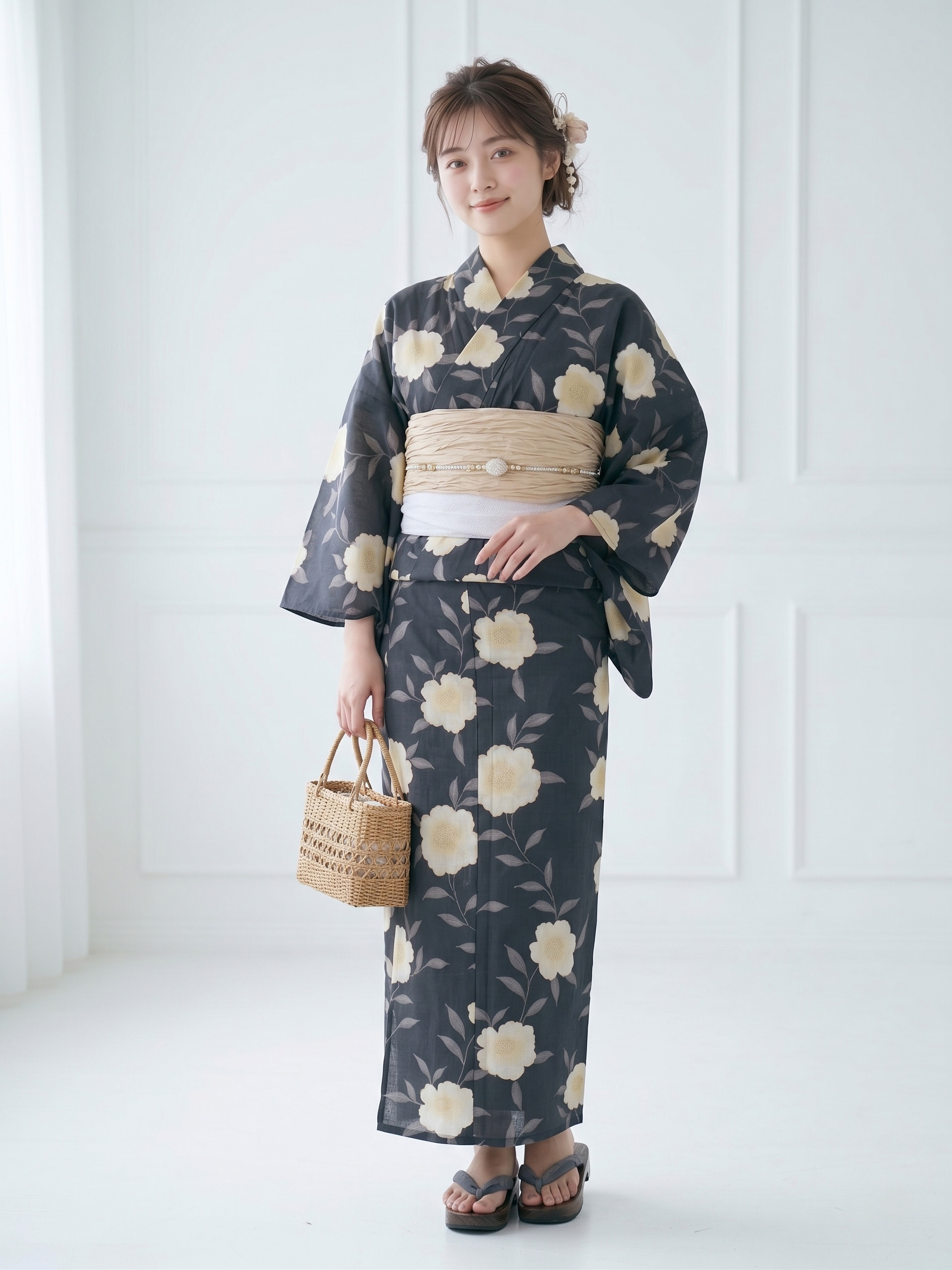 NISHIORI 浴衣 セット レディース 2点セット 2026年新作 兵児帯付き