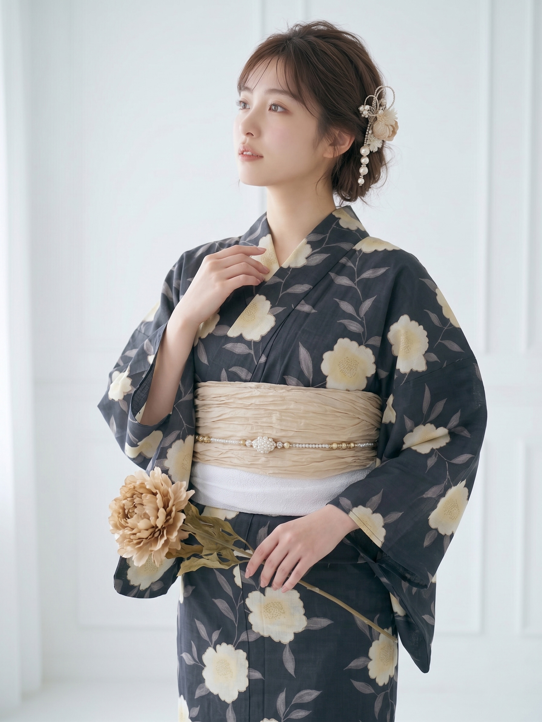 NISHIORI 浴衣 セット レディース 2点セット 2026年新作 兵児帯付き