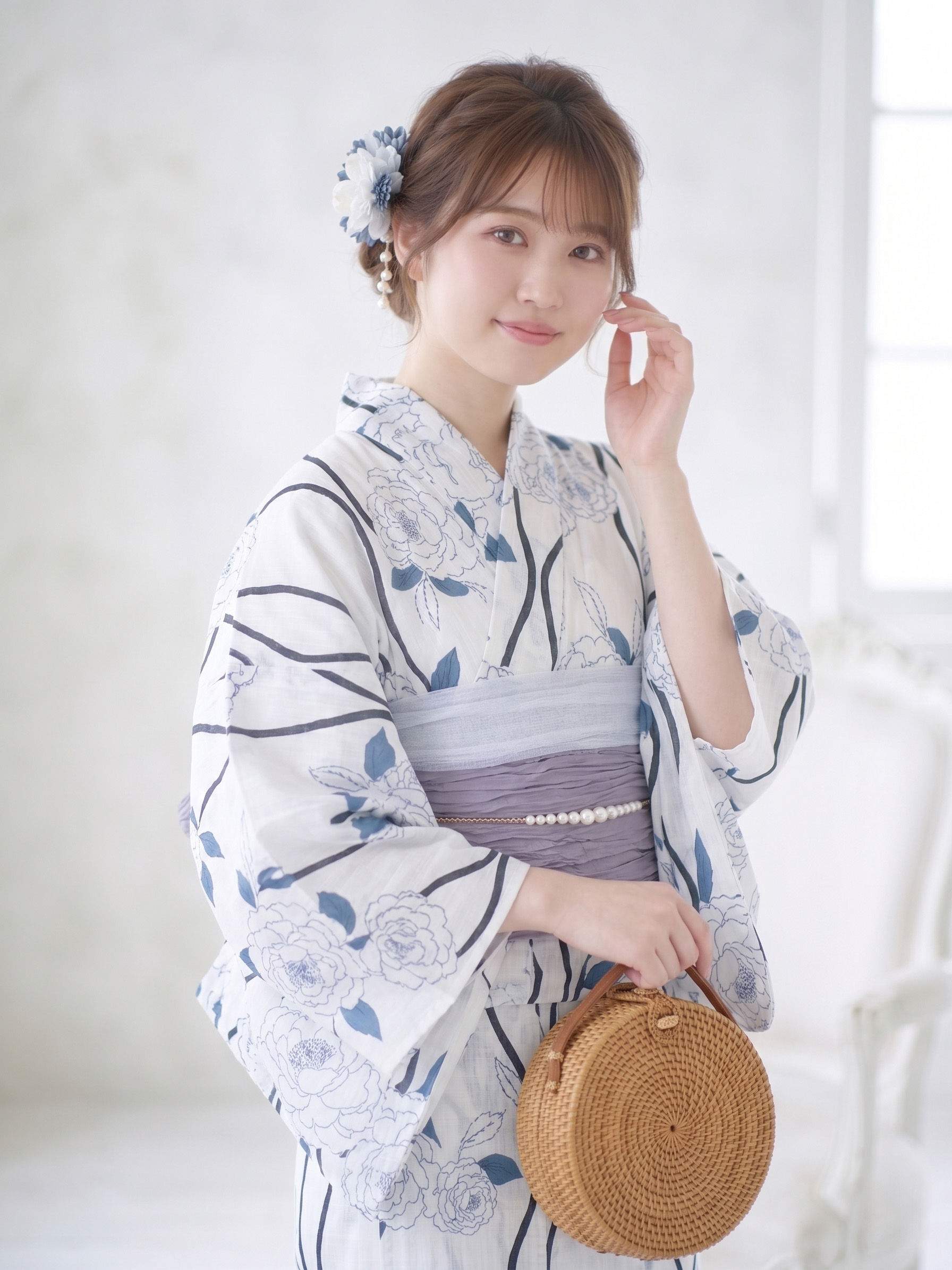 NISHIORI 浴衣 セット レディース 2点セット 2026年新作 兵児帯付き