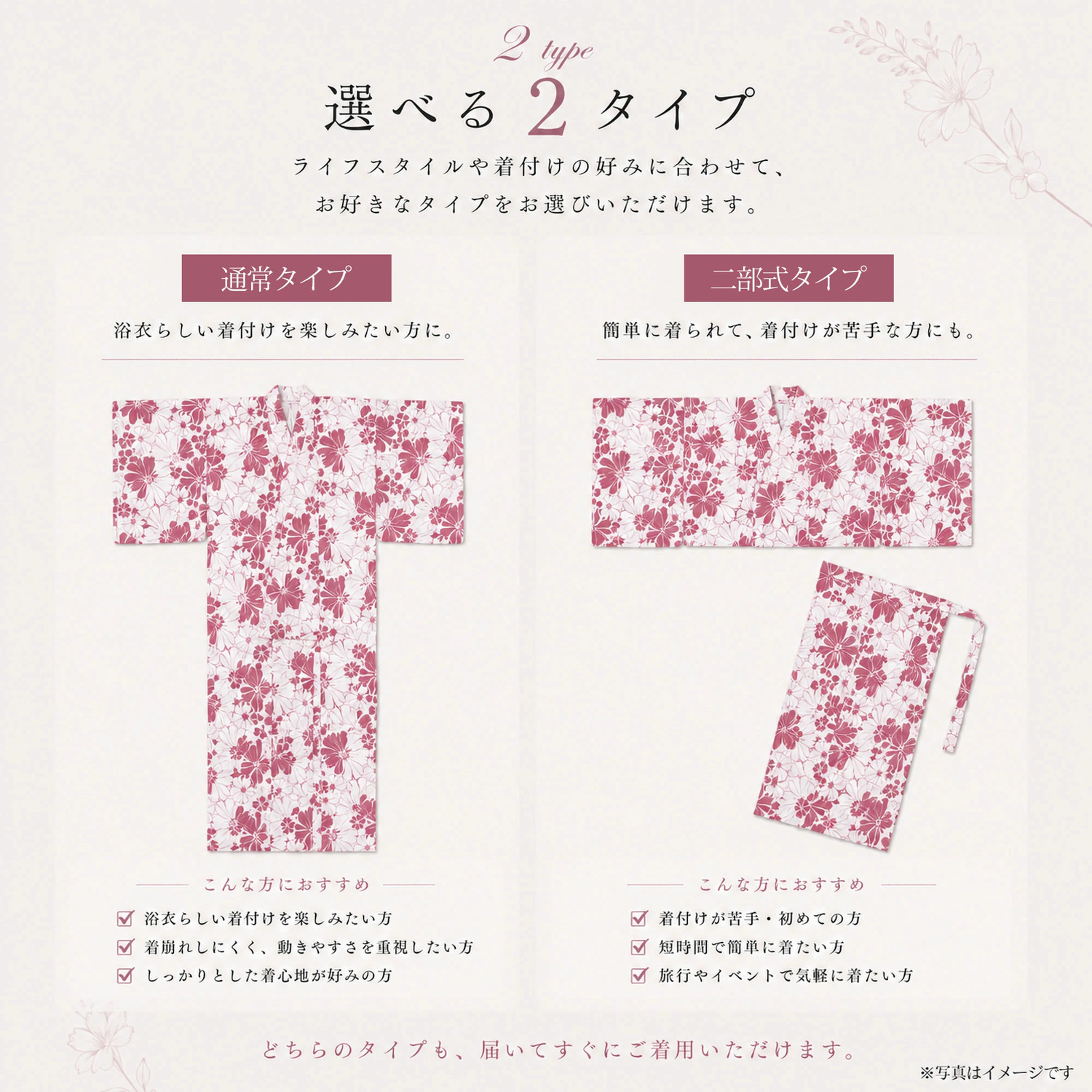 恋花ロマン 浴衣 詳細
