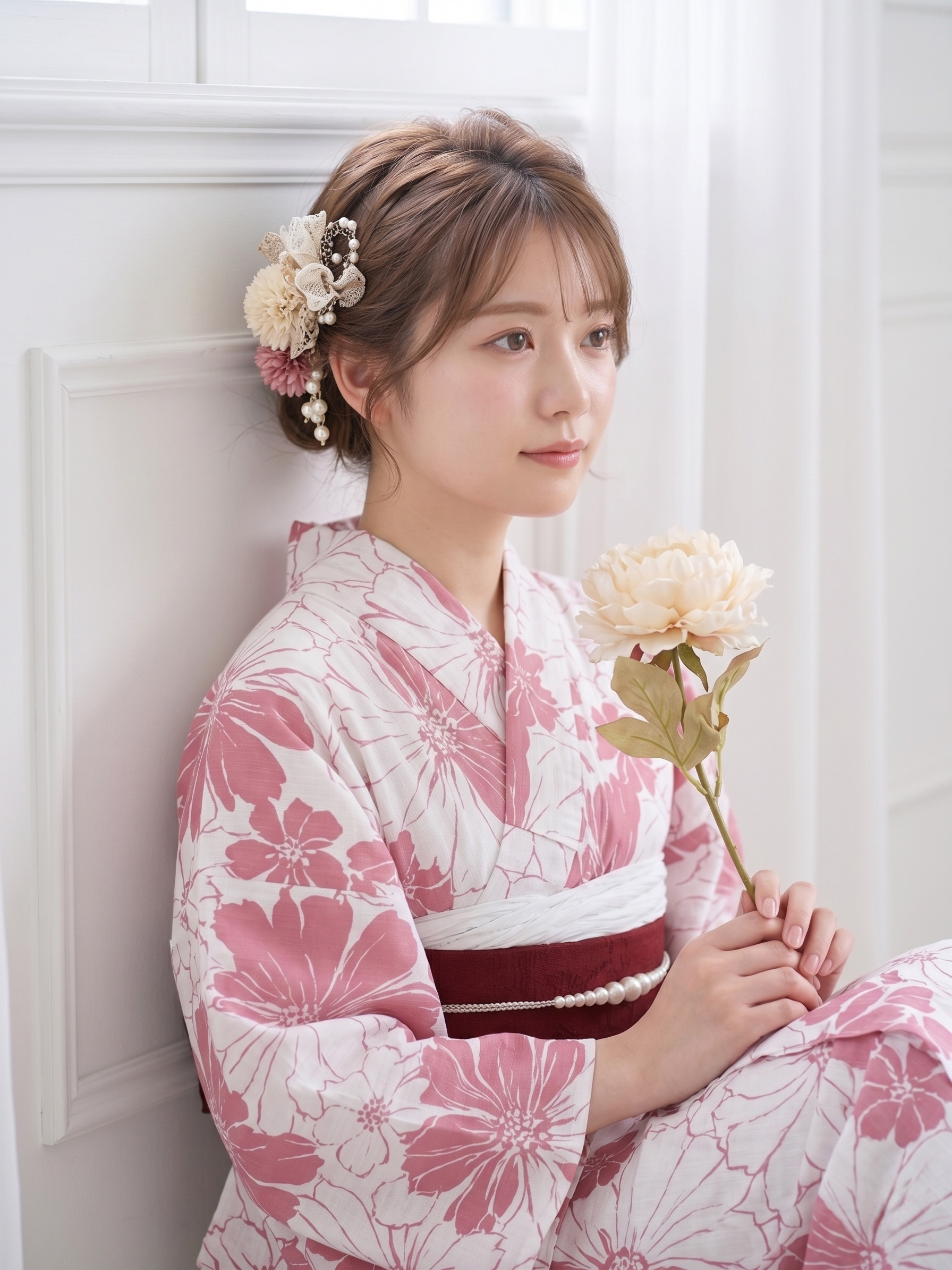 NISHIORI 浴衣 セット レディース 2点セット 2026年新作 兵児帯付き
