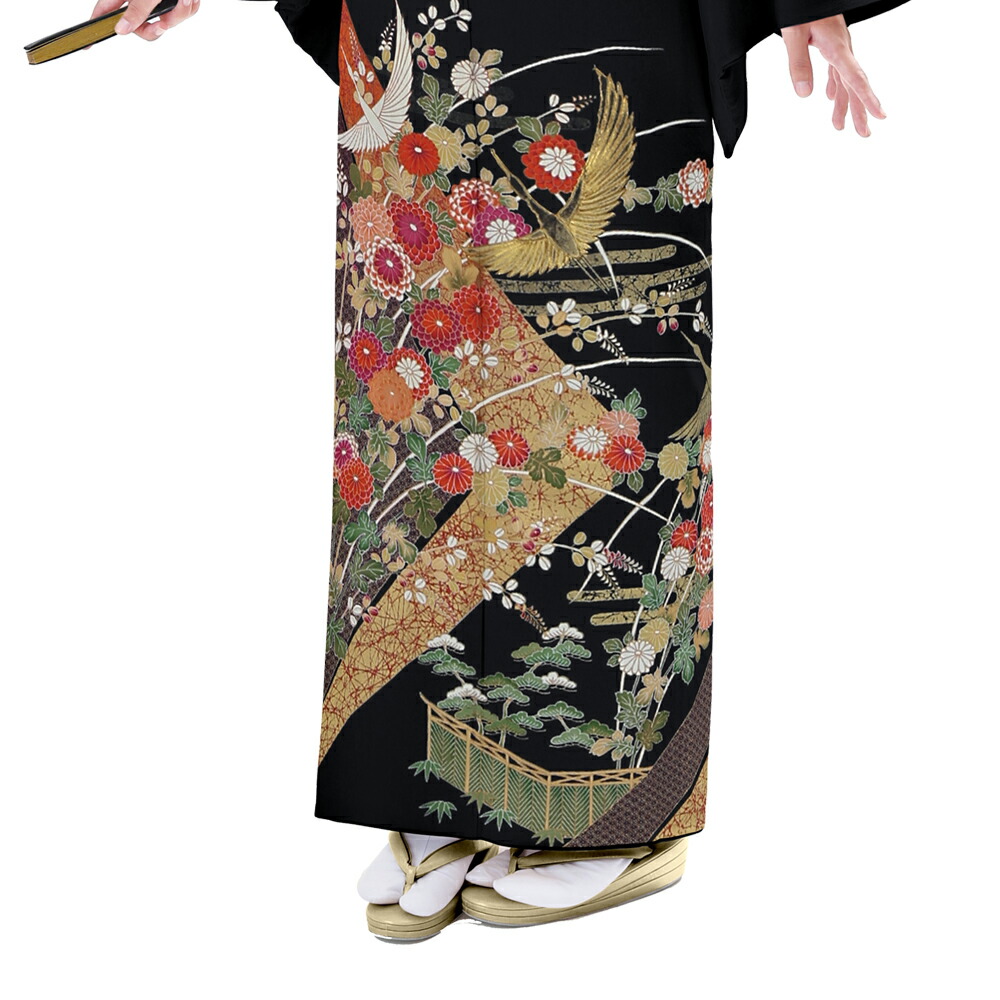 NISHIORI レンタル商品 黒留袖 フルセット 着物 結婚式 婚礼 貸衣装