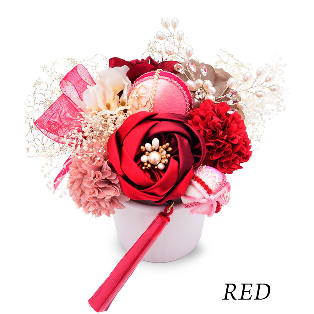 NISHIORI Arenca 髪飾り 成人式 花髪飾り Uピン 15点セット フラワー