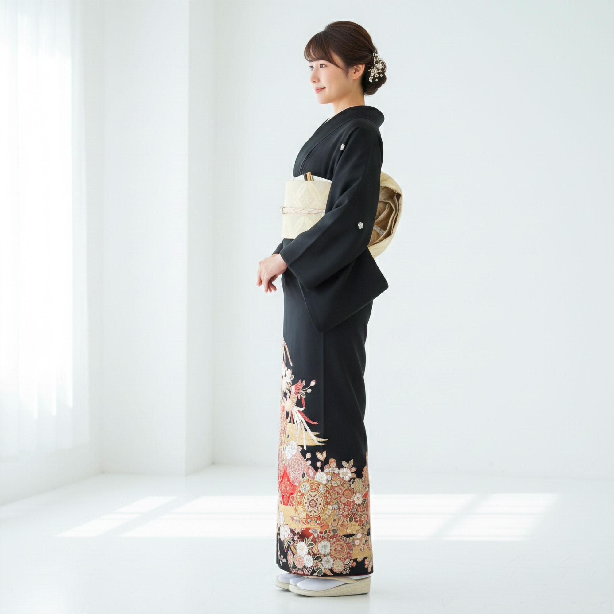 NISHIORI 黒留袖レンタル フルセット JAPAN STYLE ジャパンスタイル