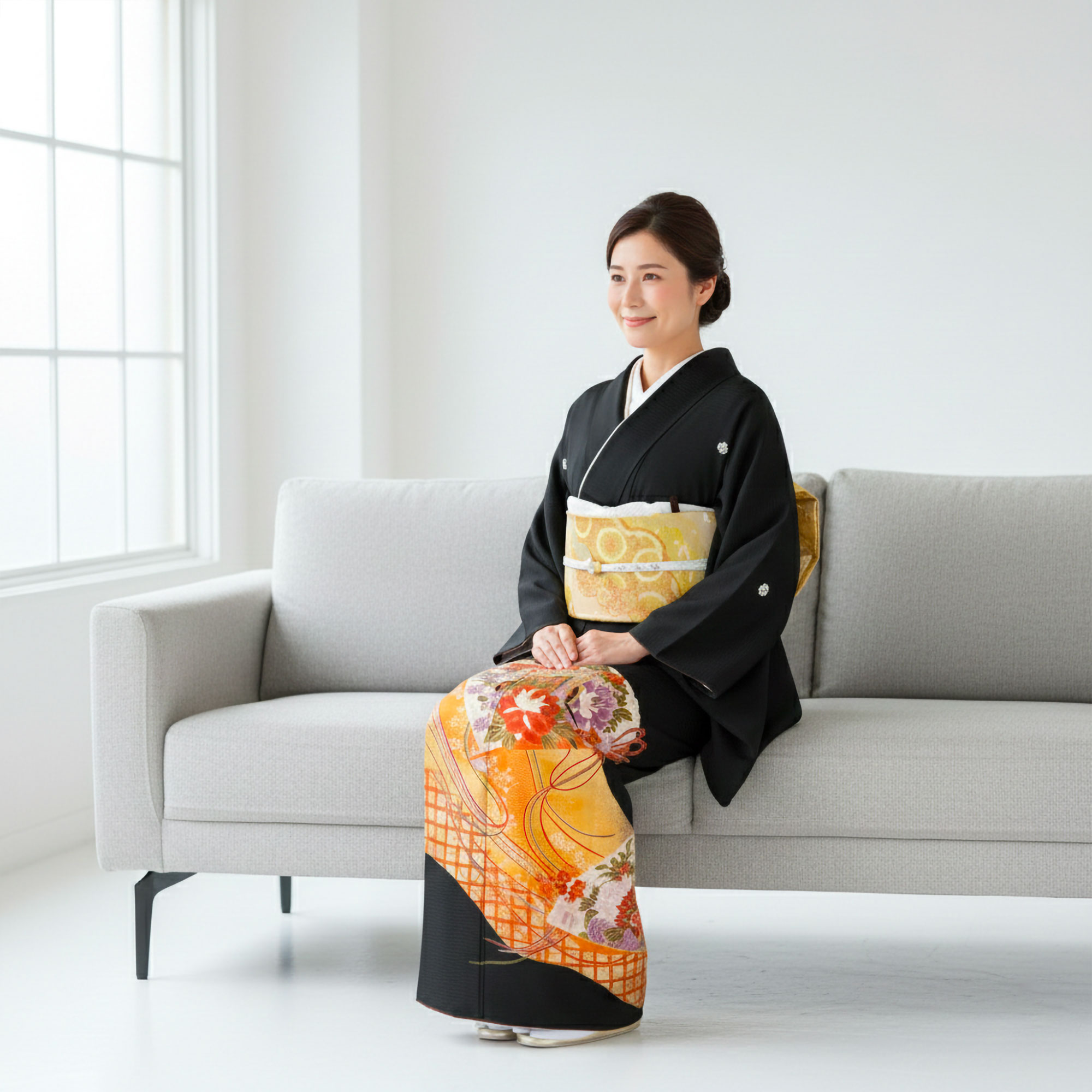 NISHIORI 黒留袖レンタル フルセット 結婚式 婚礼 貸衣装 往復送料無料