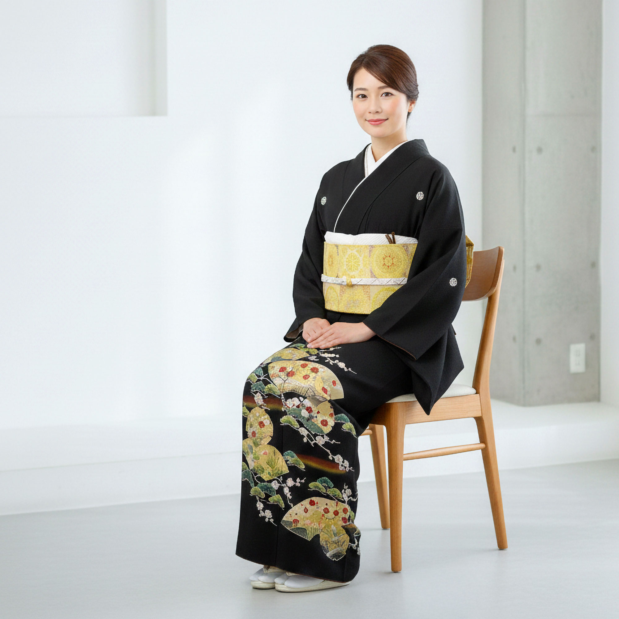 NISHIORI 黒留袖レンタル フルセット 結婚式 婚礼 貸衣装 往復送料無料