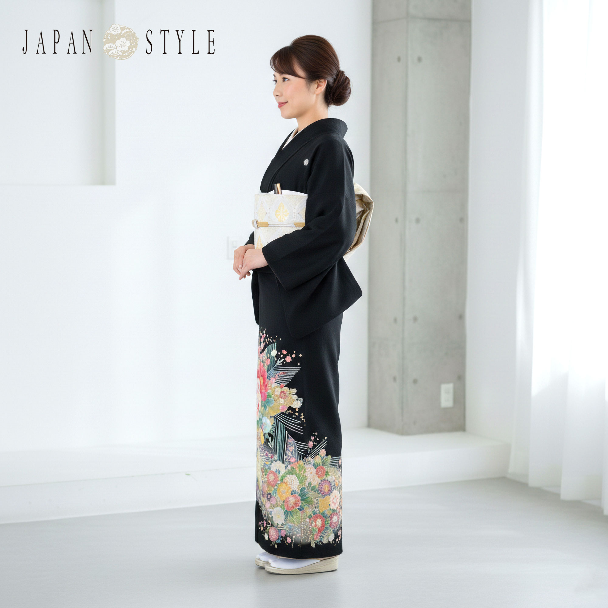NISHIORI 黒留袖レンタル フルセット JAPAN STYLE ジャパンスタイル