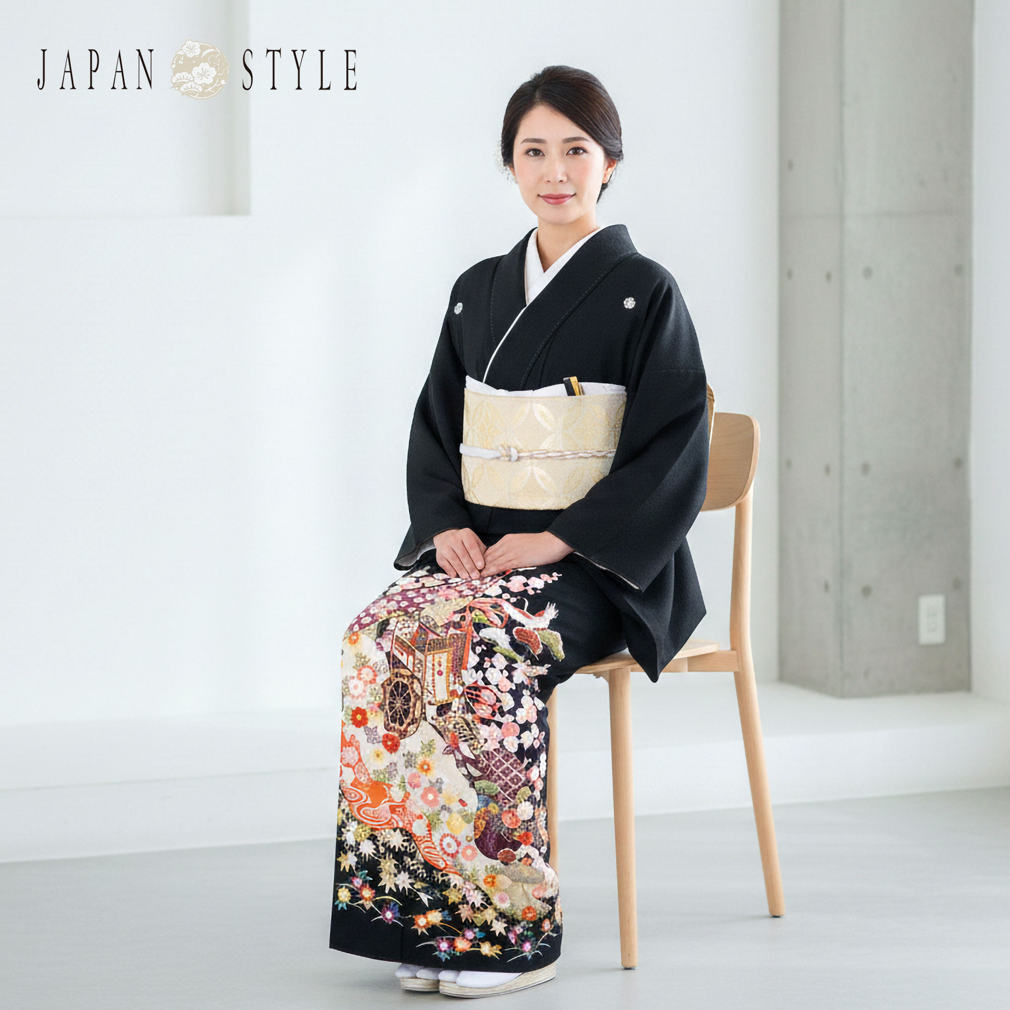 NISHIORI 黒留袖レンタル フルセット JAPAN STYLE ジャパンスタイル