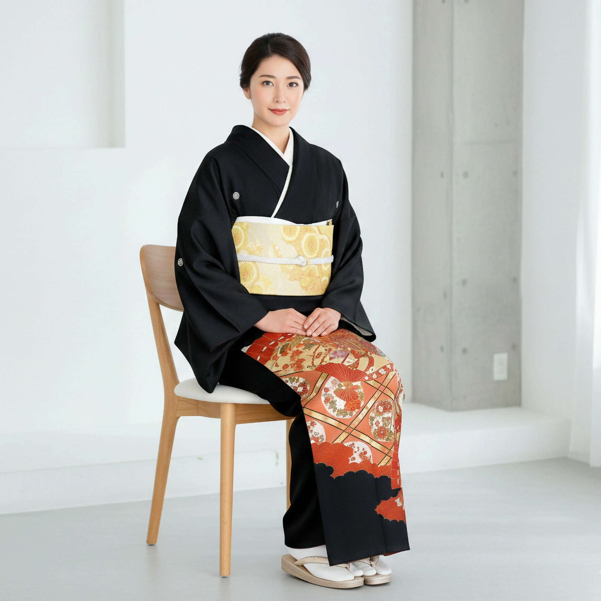 NISHIORI 黒留袖レンタル フルセット 貸衣装 着物【卒業式 七五三 結婚