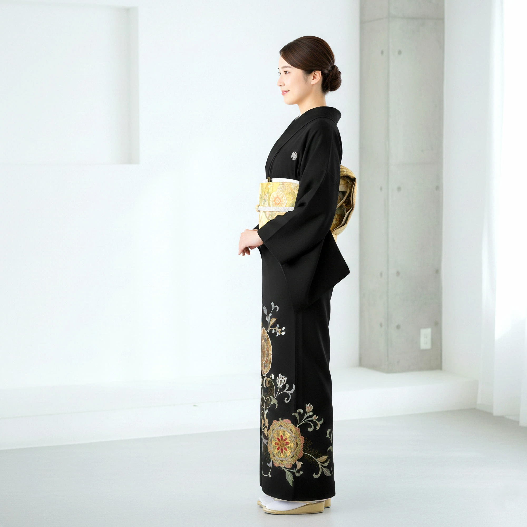 NISHIORI 黒留袖レンタル フルセット 貸衣装 着物【卒業式 七五三 結婚