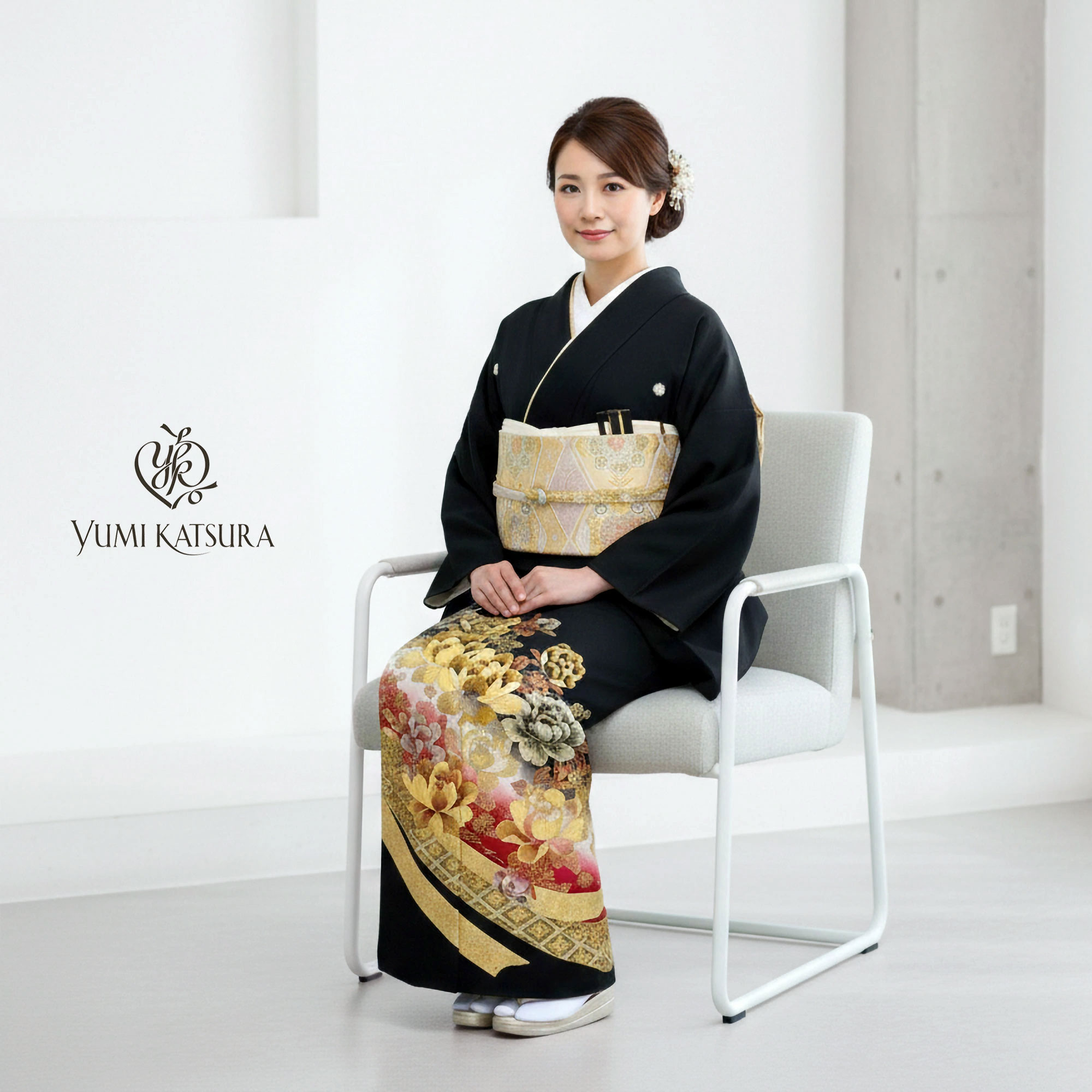 NISHIORI 桂由美 ブランド レンタル商品 黒留袖 フルセット 赤 爆買