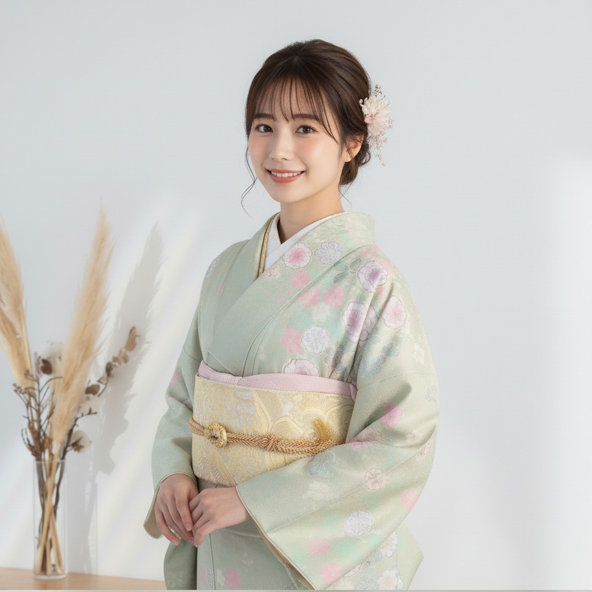 NISHIORI 訪問着 レンタル フルセット 着物 入学式 卒業式 七五三 お