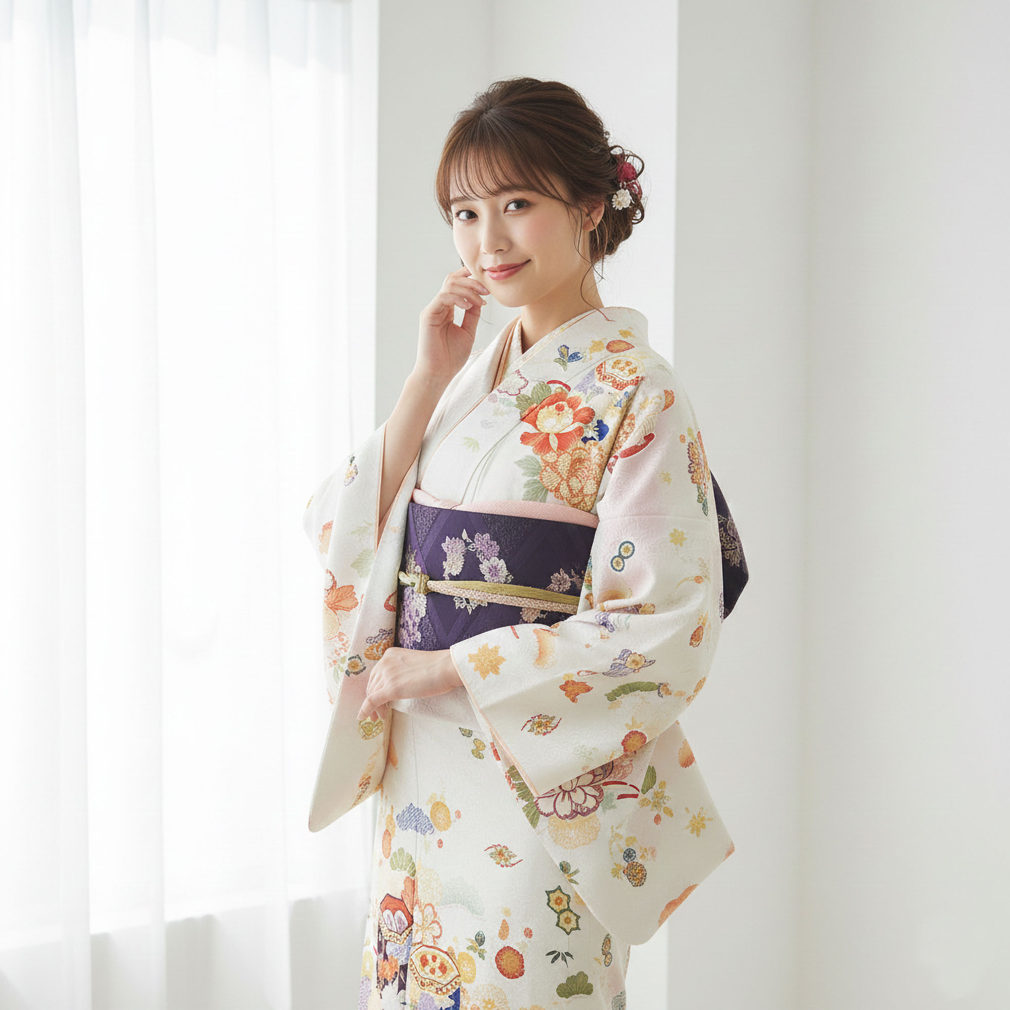 NISHIORI 訪問着 レンタル商品 着物レンタル商品入学式 卒業式 七五三