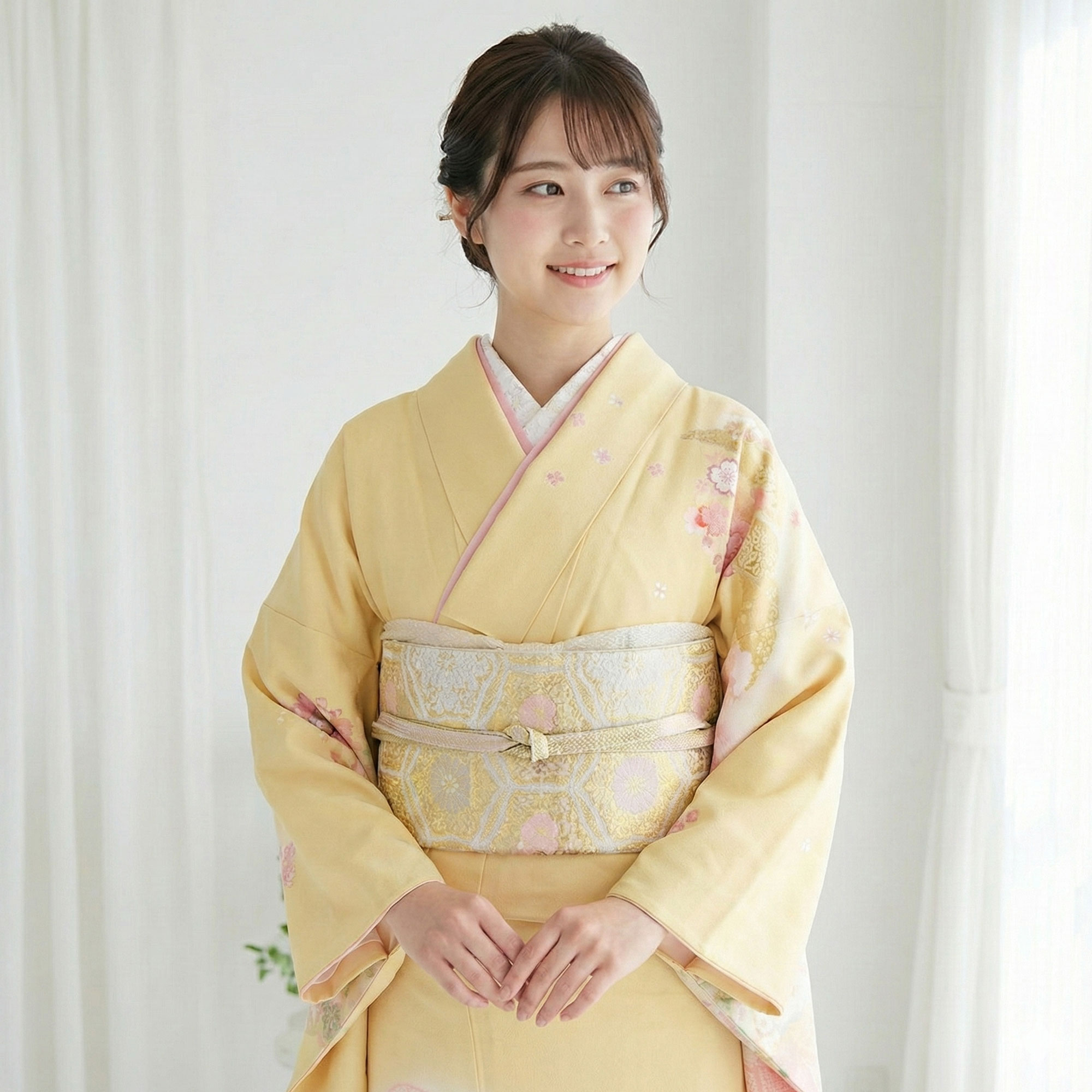 NISHIORI 訪問着 レンタル フルセット 着物 入学式 卒業式 七五三 お