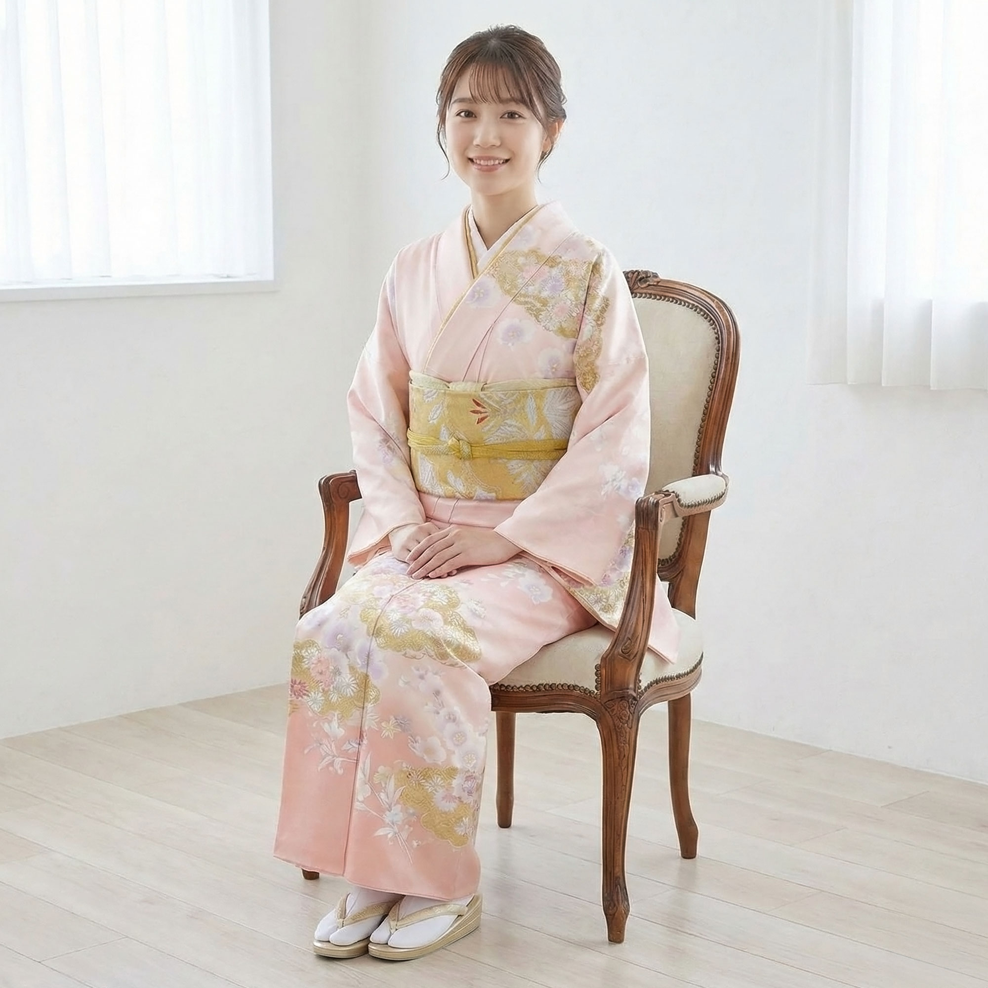 NISHIORI 訪問着 レンタル フルセット 着物 入学式 卒業式 七五三 お