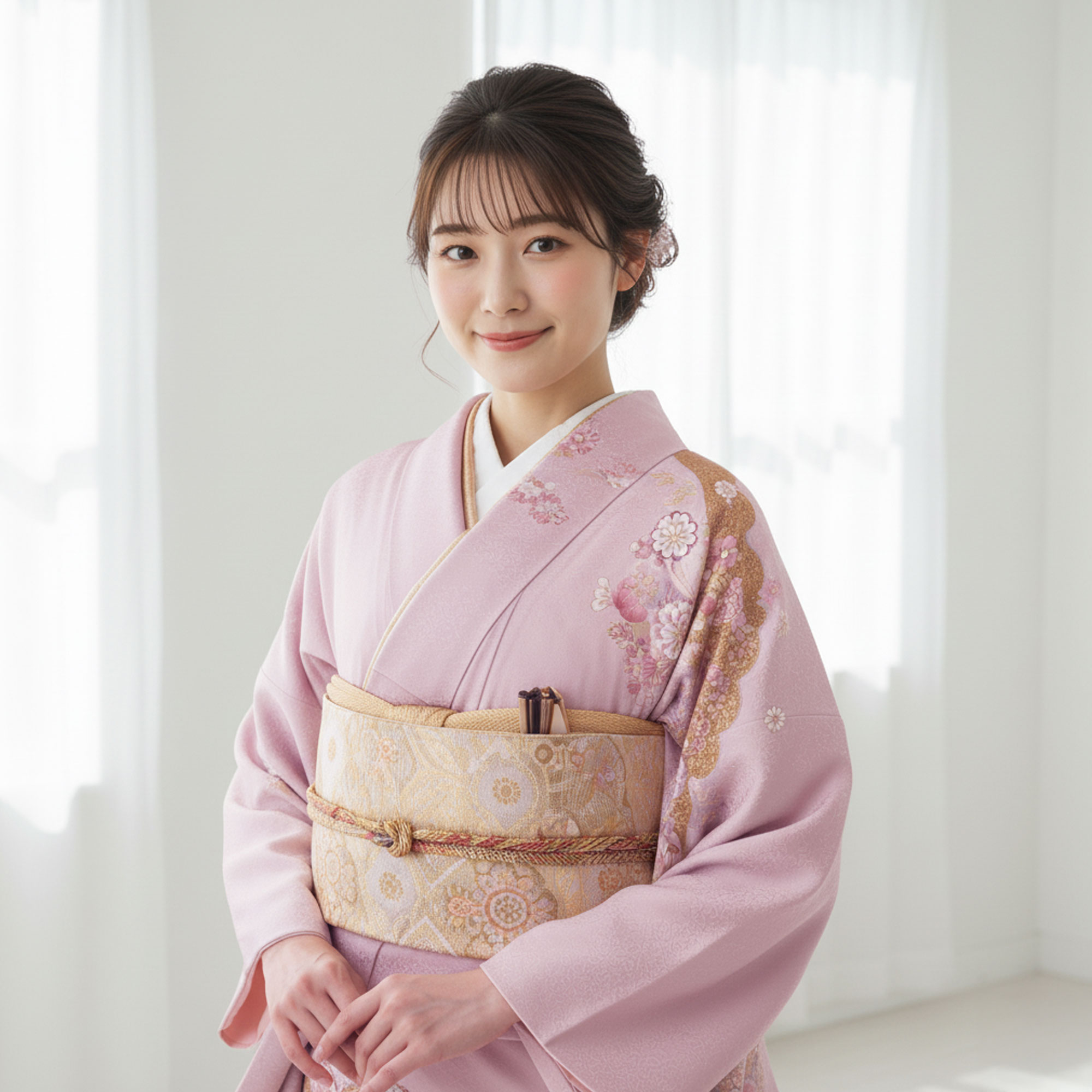 NISHIORI 訪問着 レンタル フルセット 着物 入学式 卒業式 七五三 お