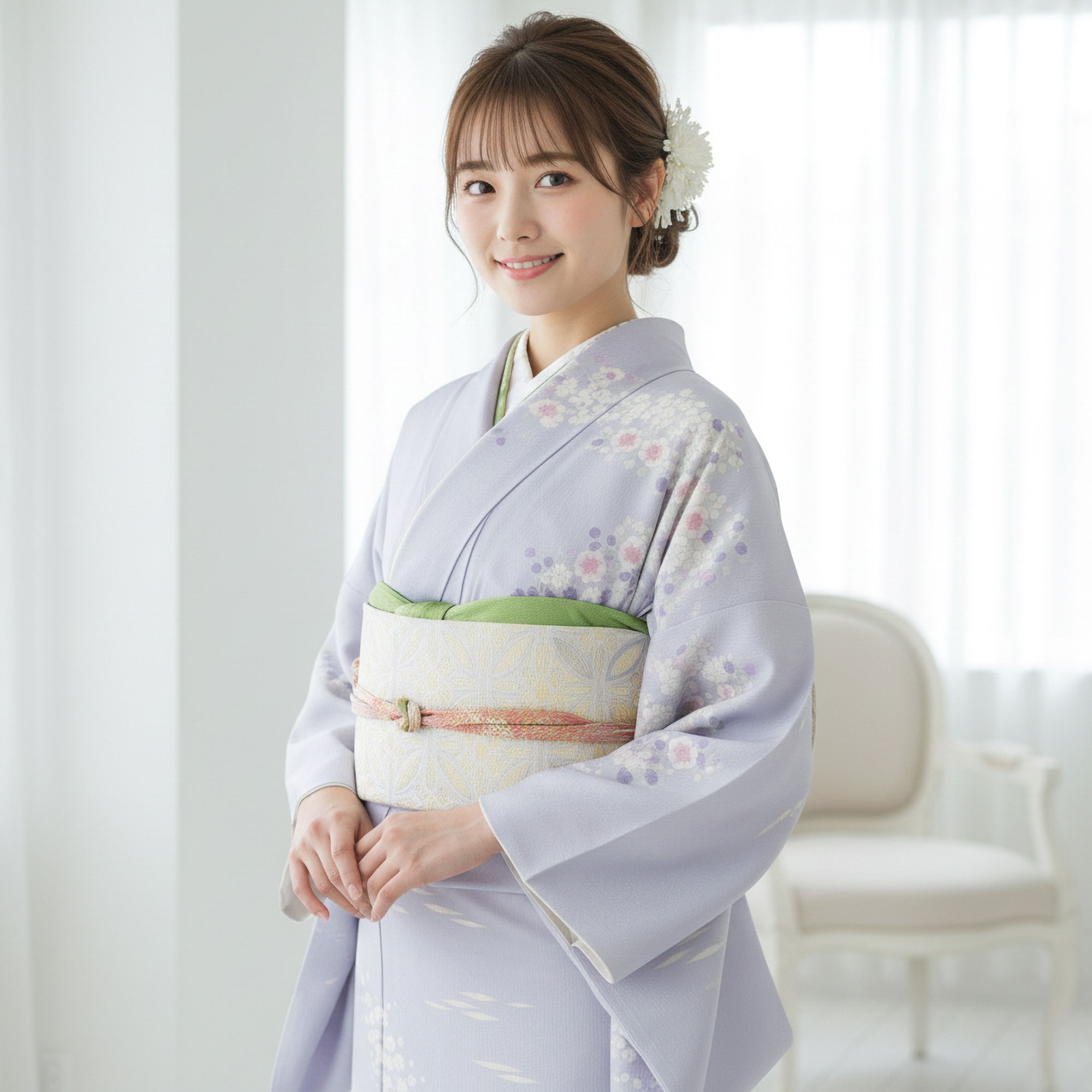NISHIORI 訪問着 レンタル フルセット 着物 入学式 卒業式 七五三 お
