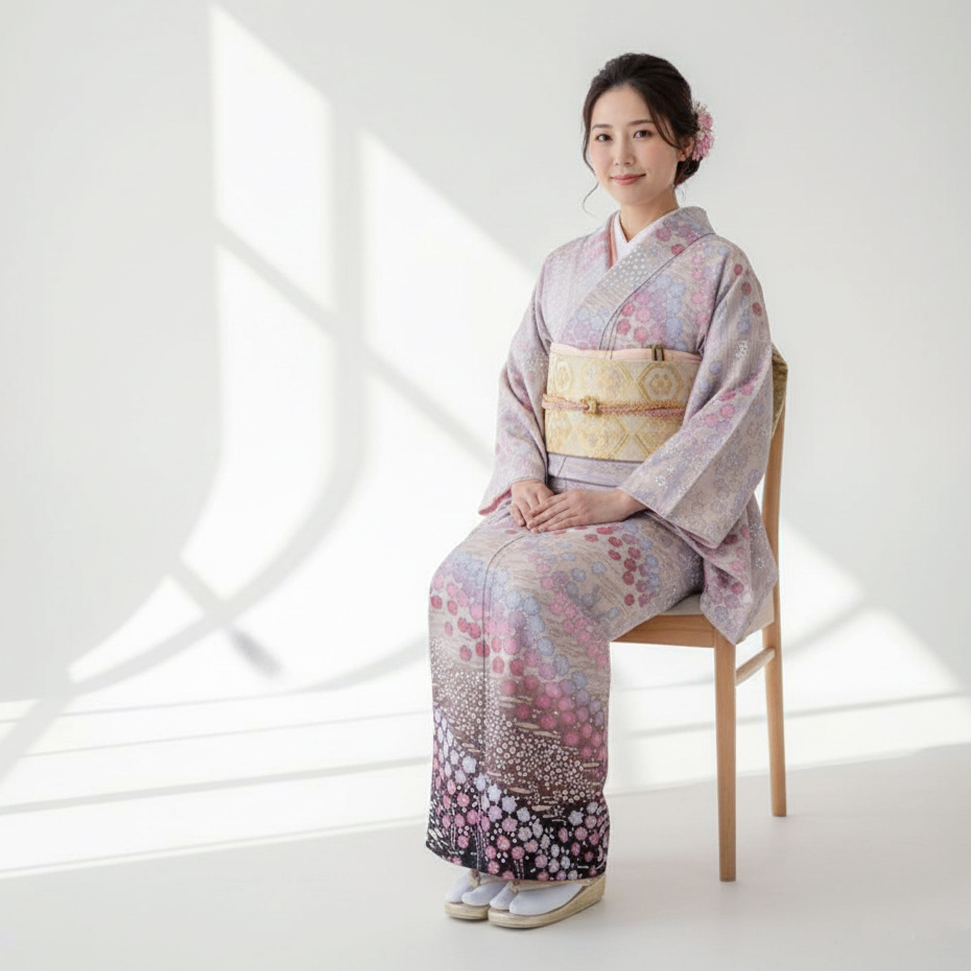 NISHIORI 訪問着 レンタル フルセット 着物 入学式 卒業式 七五三 お