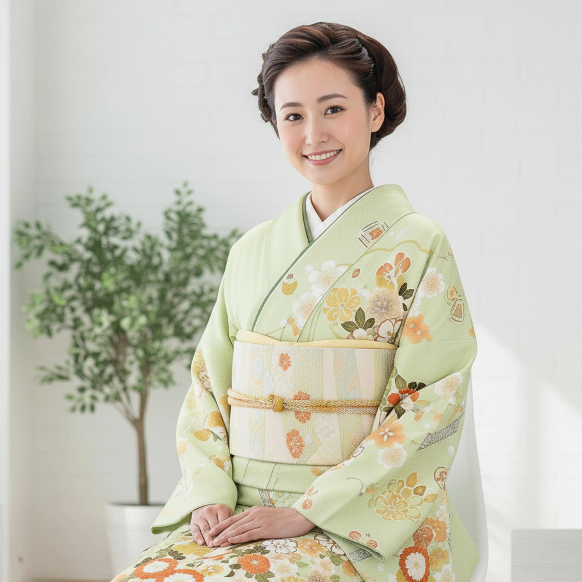 NISHIORI 訪問着 レンタル フルセット 着物 入学式 卒業式 七五三 お